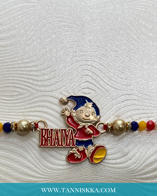 Noddy Cartoon Character Kids Rakhi Thread (x1 Thread)