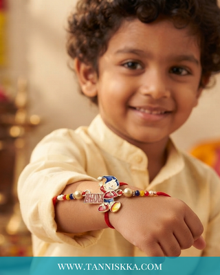 Noddy Cartoon Character Kids Rakhi Thread (x1 Thread)