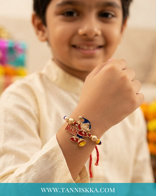 Noddy Cartoon Character Kids Rakhi Thread (x1 Thread)