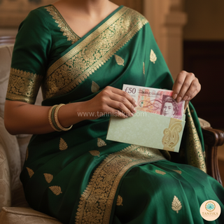 Golden / Ivory Shagun Money Envelopes - 20s Pack
