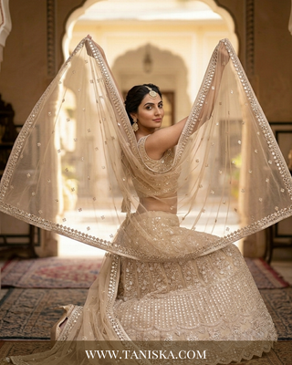 Gilded Starlight Embroidered Lehenga
