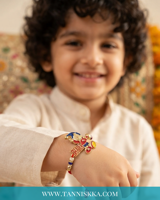 Noddy Cartoon Character Kids Rakhi Thread (x1 Thread)