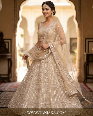 Gilded Starlight Embroidered Lehenga