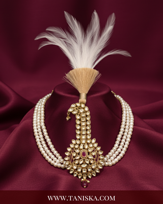 The Emperor’s Emerald | Ornate Kundan Kalgi