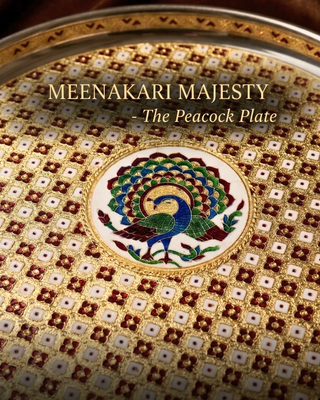 Meenakari Majesty: The Royal Peacock Thaal / Plate