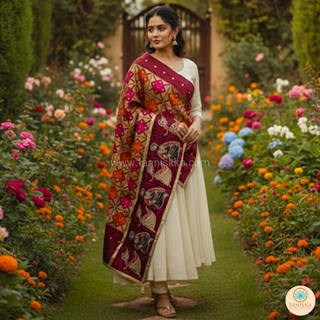 The Bridal Shagun Phulkari Dupatta