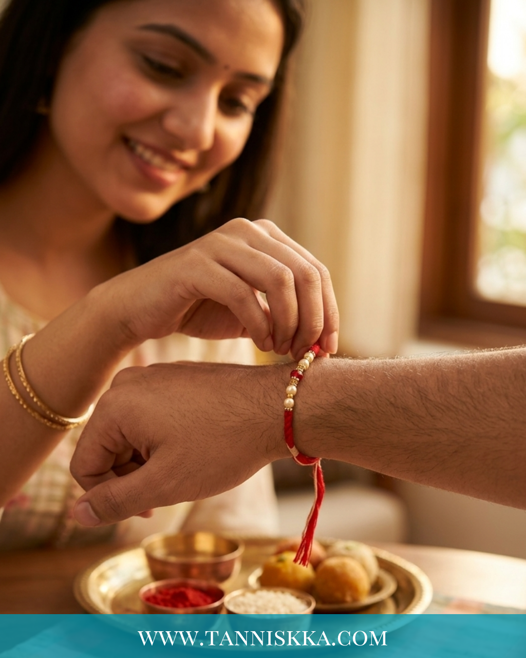 Rakhi (x1 Thread) - Mayian Guest Ganey, Pooja Thread - Multi-Purpose