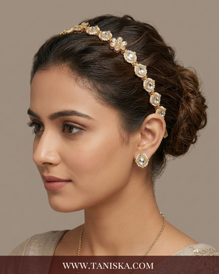 The Gilded Flora Kundan Headband