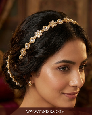 The Gilded Flora Kundan Headband