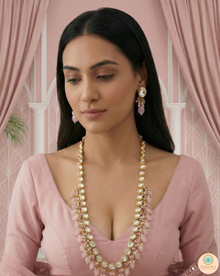 The Sovereign Ishani Heritage Haar (Baby Pink)