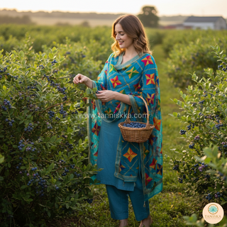 The Royal Star Bloom Phulkari Dupatta