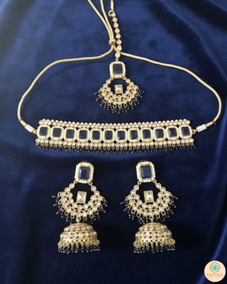 The Midnight Sapphire Heritage Necklace Set