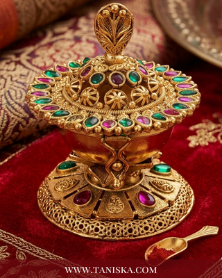 The Peacock Heritage Sindoor Box