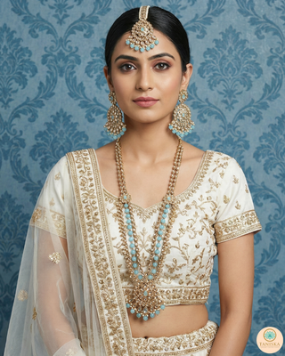 The Majestic Nilaya Turquoise Heritage Necklace Set