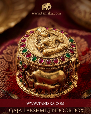 The Gaja Lakshmi Heritage Sindoor Box
