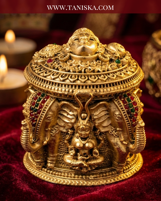 The Tirupati Balaji Gaja-Lakshmi Sindoor Box