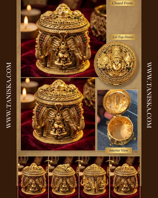 The Tirupati Balaji Gaja-Lakshmi Sindoor Box