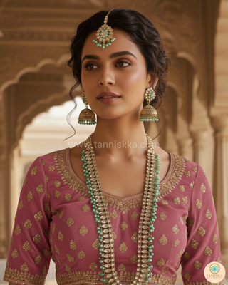 HANIYA Designer Mint Long Haar Set