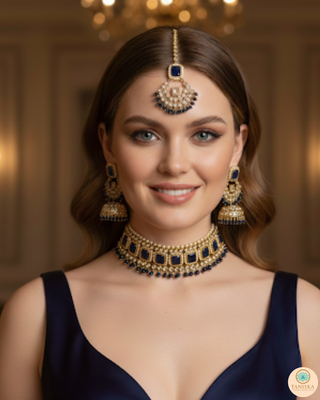 The Midnight Sapphire Heritage Necklace Set