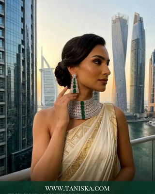 The Imperial Emerald & Diamond Collar Set