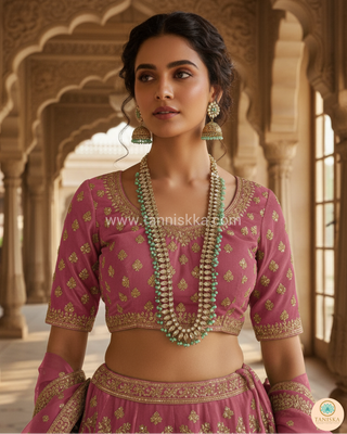 HANIYA Designer Mint Long Haar Set