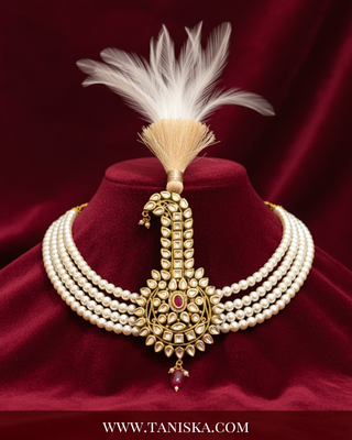 The Emperor’s Emerald | Ornate Kundan Kalgi