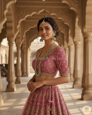 HANIYA Designer Mint Long Haar Set