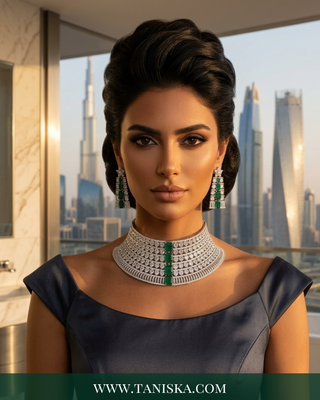 The Imperial Emerald & Diamond Collar Set