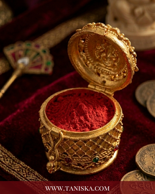 The Ganesha Kamal Sindoor Box