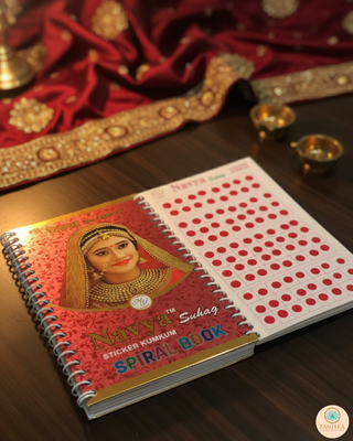 Navya VELVET Bindi Book (960 Bindis) - Bindi Book