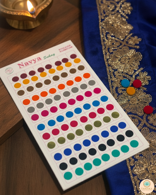 Navya VELVET Bindi Book (960 Bindis) - Bindi Book