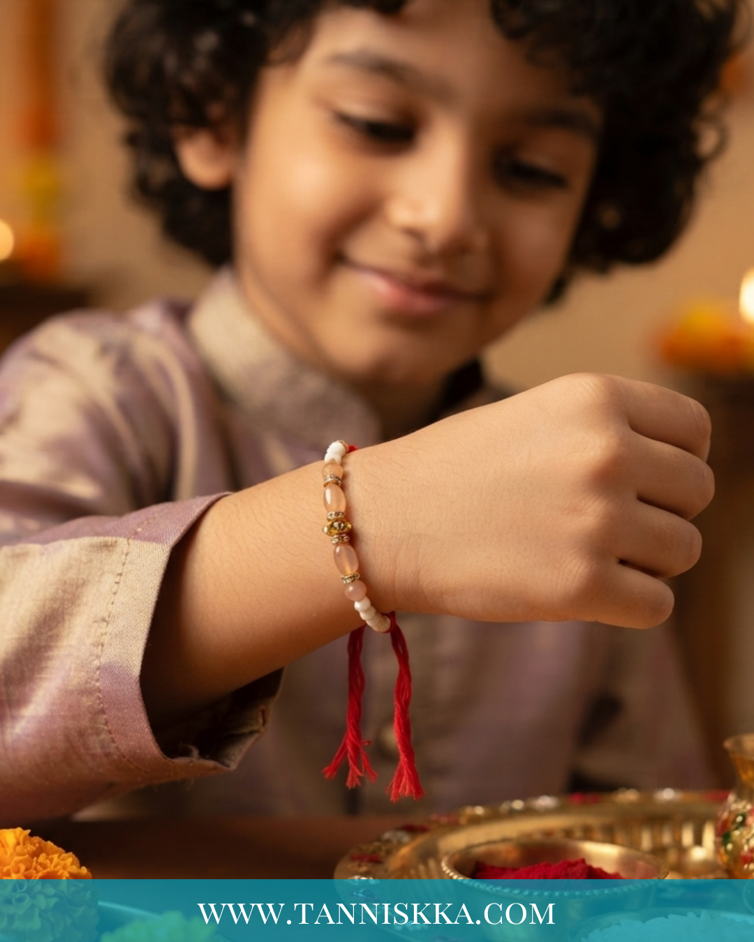 Rakhi (x1 Thread) - Mayian Guest Ganey, Pooja Thread - Multi-Purpose