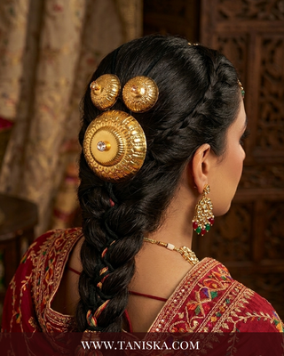 The Swarn-Chakra Bridal Hair Accessory