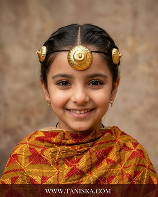 The Swarn-Chakra Bridal Hair Accessory