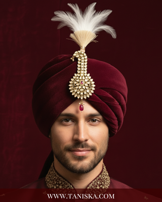 The Emperor’s Emerald | Ornate Kundan Kalgi