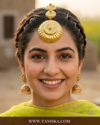The Swarn-Chakra Bridal Hair Accessory