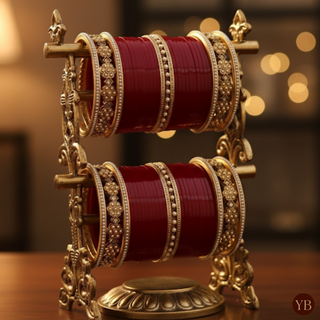 Red Bridal Choora / Bangles Set