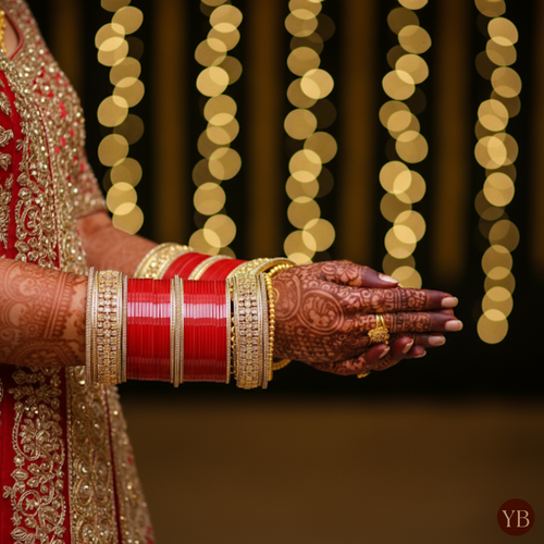 Regal Collection: Heritage Bridal Choora - Classic Crimson - 2.4-2.6 - Bridal Chura