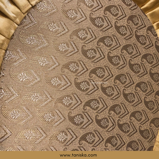 Golden Punjabi Pakhi (Hand Fan - Single Piece) - Decorative Hand Fan