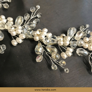 Silver Pearly Hair Accessory - Hair Accessories