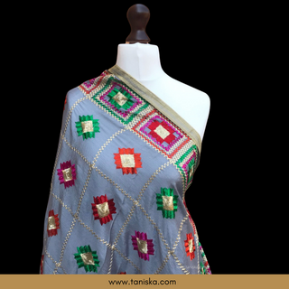 The Urban Canvas Phulkari Dupatta - Phulkari Dupatta
