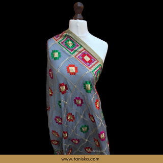 The Urban Canvas Phulkari Dupatta - Phulkari Dupatta