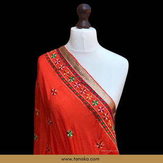 The Pakeezah Bagh Phulkari Dupatta - Phulkari Dupatta