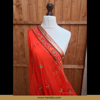 The Pakeezah Bagh Phulkari Dupatta - Phulkari Dupatta
