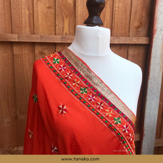 The Pakeezah Bagh Phulkari Dupatta - Phulkari Dupatta