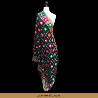 The Obsidian Festival Phulkari Dupatta - Phulkari Dupatta