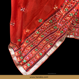 The Pakeezah Bagh Phulkari Dupatta - Phulkari Dupatta