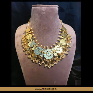 HANIYA Traditional Pachi-Kundan Necklace Set - Necklace Set