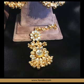 HANIYA Traditional Pachi-Kundan Necklace Set - Necklace Set