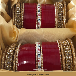 Red Choora / Bangles Set